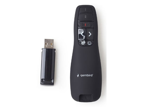 Gembird WP-L-12 - Presentasjonsfjernstyring - 4 knapper - radio