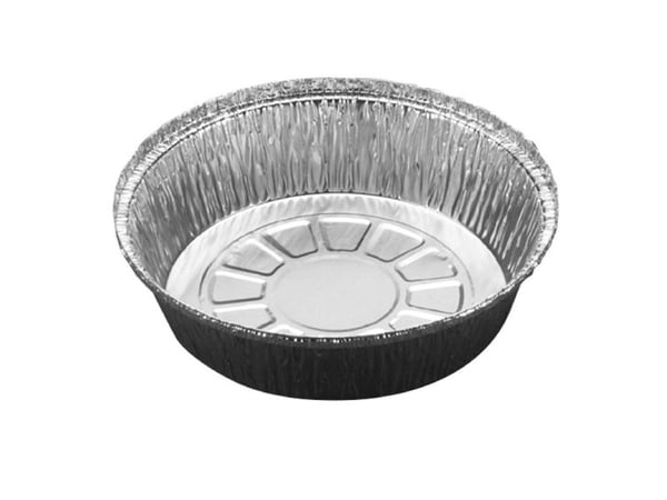 Folieform, Plus Pack, rund 800 ml, Ø 181, höjd 43 aluminium, aluminium, förpackning om 100 st, 1-fack