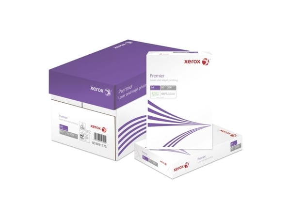 Printerpapir Xerox Premier 90g A4 hvid - (500 ark pr. pakke x 5 pakker)