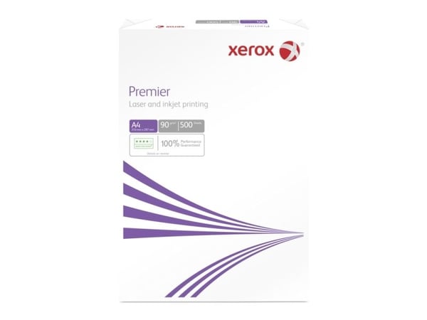 Printerpapir Xerox Premier 90g A4 hvid - (500 ark pr. pakke x 5 pakker)