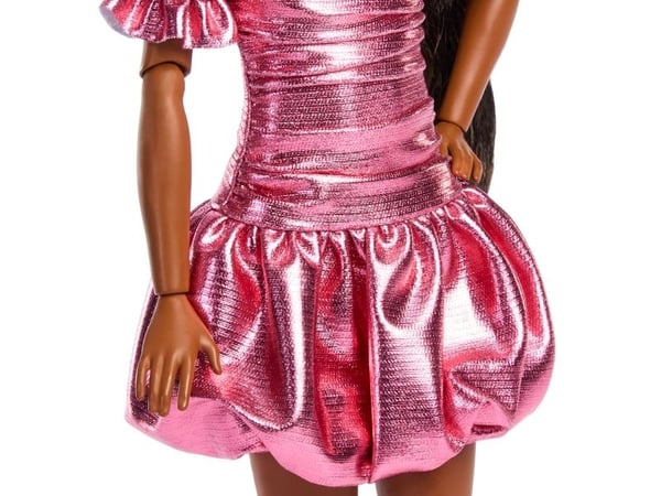 Barbie Deluxe Style Bubble Dress Black Doll