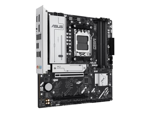 ASUS PRIME B850M-A-CSM - Hovedkort - micro ATX - Socket AM5 - AMD B850 Chipset - USB 3.2 Gen 2, USB 3.2 Gen 1, USB-C 3.2 Gen 1 - 2.5 Gigabit LAN - ...