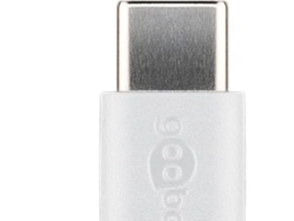 Kabel USB Goobay USB-C - USB-C 1 m Biały (JAB-4780426)