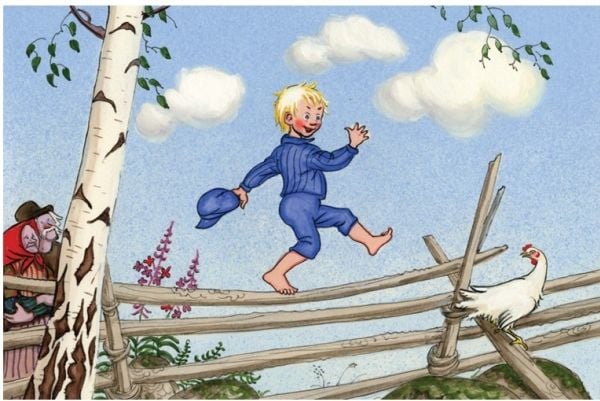 Emil gratulasjonskort med konvolutt Emil | Astrid Lindgren