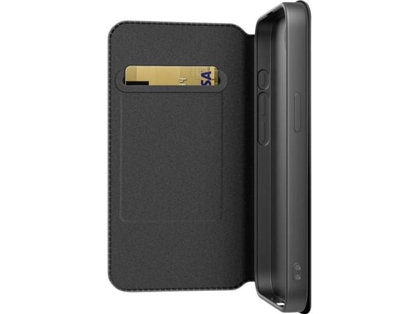 Black Rock 00229688, Folio-kotelo, Apple, iPhone 16e, 15,5 cm (6.1"), musta