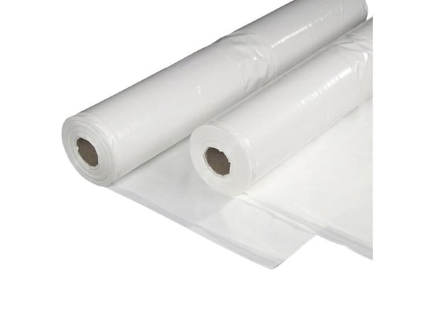 Muovi PE valkoinen 2x50mx0.15mm UV-b 13.8kg taitettu 1 kerta