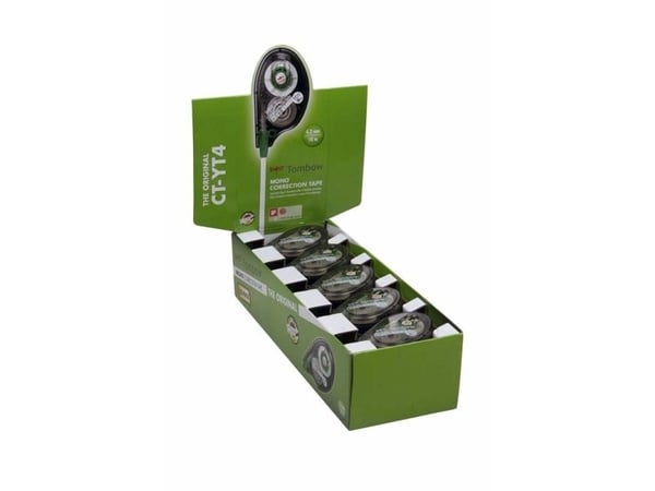 Tombow MONO YT4 20pcs, Valkoinen, 10 m, 4,2 mm, Bulkki, 20 kpl