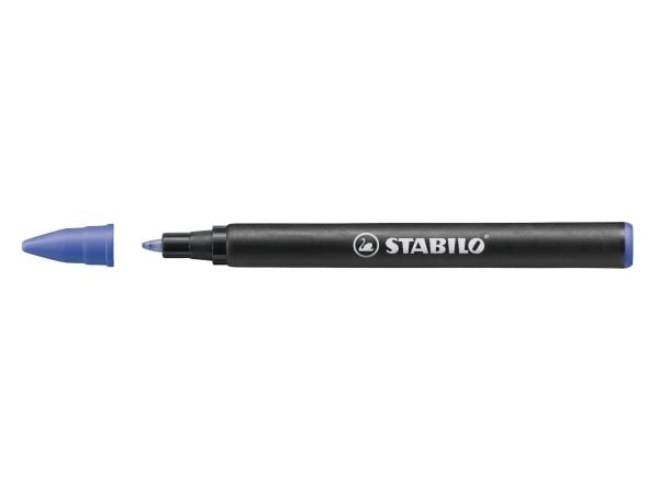 STABILO 6890/041-20, Blå, Medium, Plast, 0,5 mm, Rollerpenner, 20 stykker