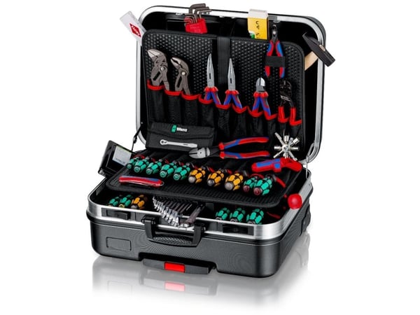 Knipex 00 21 06 M, Blå, Rød, Gult, 515 mm, 430 mm, 280 mm, 12,8 kg, 90 verktøy