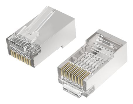 Hama 00300028, Cat6a, RJ-45, Sølv, Gjennomsiktig