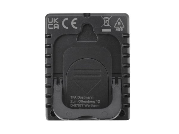 TFA-Dostmann 30.5039.01.03, Digitalt, Rektangulær, CR2032, 12 mm, 45 mm, 26 mm