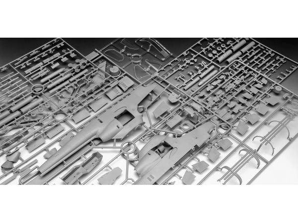 Revell 03821, Helikoptermodell, Monteringssett, 1:32, Bell AH-1G Cobra, Gutt, Plast