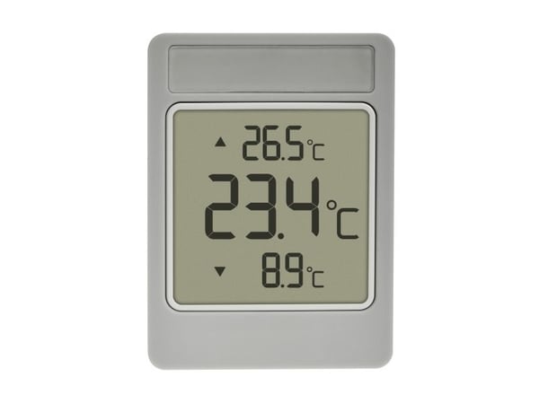 TFA-Dostmann 30.1067.15, Elektronisk miljøtermometer, Utendørs, °C, -25 - 70 °C, Digitalt, Grå