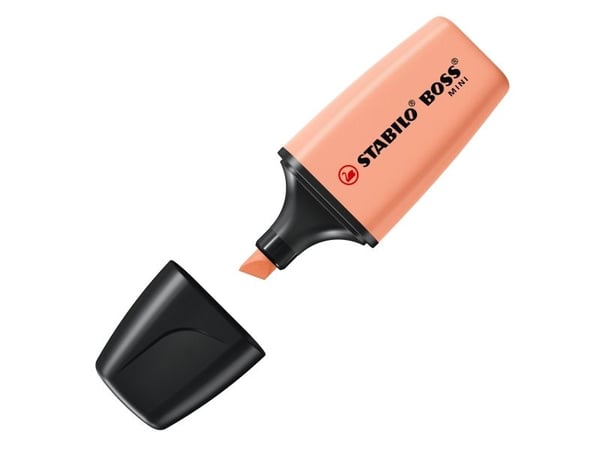 STABILO BOSS MINI Pastellove overstrykningspenn assorterte farger, 6 stk (07/6-2-01)