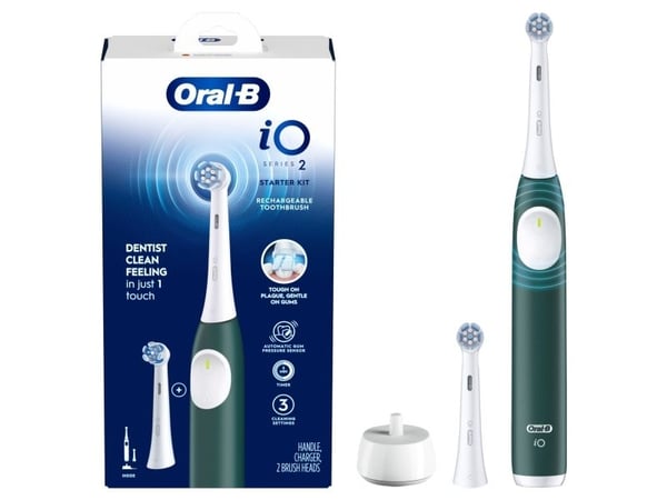 Oral-B iO Series 2 hammasharja matkalaukulla vihreä
