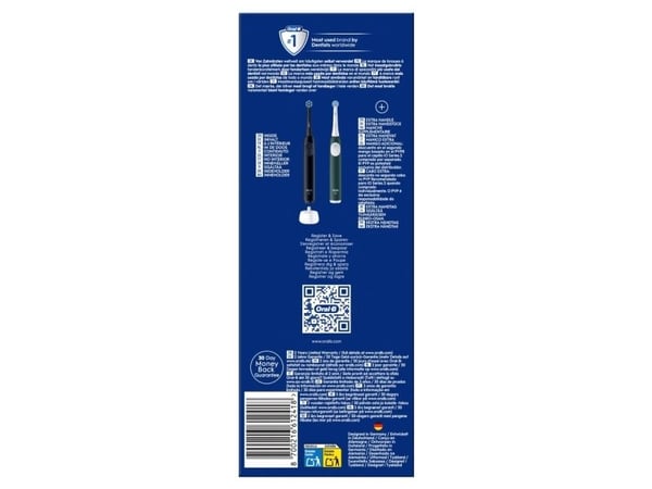 Oral-B iO Series 2, Vuxen, Vibrerande tandborste, Daglig vård, Känslig, Super sensitive, Svart, Grön, 2 min, Rund