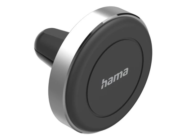 Hama Magnet, Mobiltelefon/smarttelefon, Passiv holder, Bil, Svart, Sølv