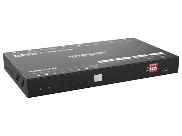 VivoLink VLSW141H-8K - 4x1 svitsjer / lydfjerner