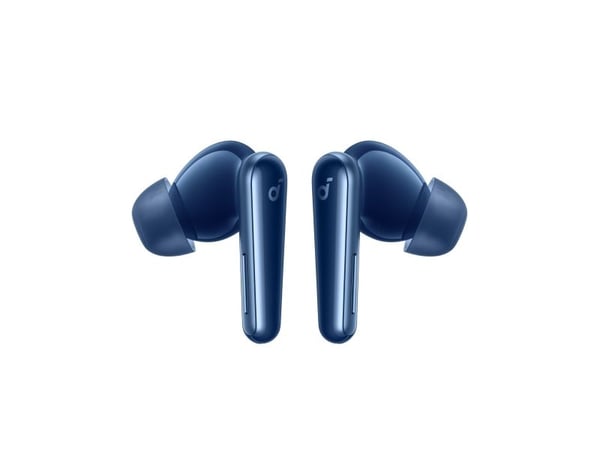 Soundcore Liberty 5 - True wireless-hodetelefoner med mikrofon - i øret - Bluetooth - aktiv støydemping - marineblå