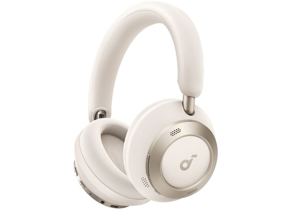 Anker Soundcore Space One Pro, Langallinen & langaton, Puhelut/Musiikki, 286,2 g, Kuulokkeet, Valkoinen