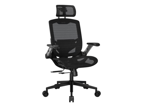 COUGAR CGR-SPO-BLB, Universal gaming-stol, 120 kg, Polstret ryggstøtte, Billøp, Universell, Sort