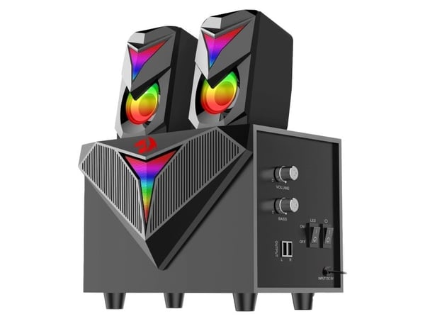 REDRAGON Toccata GS700 - Kaiutinjärjestelmä - PC:lle - 2.1-kanavainen - 11 Watt (Yhteensä)