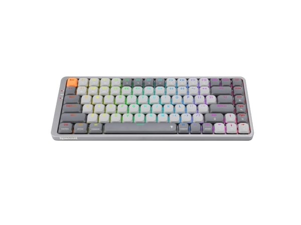 REDRAGON K652GG-RGB-PRO Azure, Ledning & Trådløs, USB + RF Wireless + Bluetooth, Mekanisk nøkkelbryter, Grå