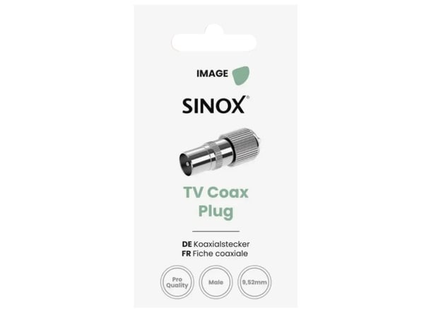 Sinox Coax metallinen antenniliitin
