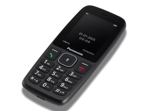 Panasonic KX-TF400, Perusmalli, Yksittäinen SIM, 6,1 cm (2.4"), 0,3 MP, Bluetooth, musta