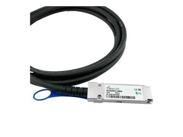 BlueOptics 02311MPA-BL, 3 m, DAC, QSFP28, QSFP28