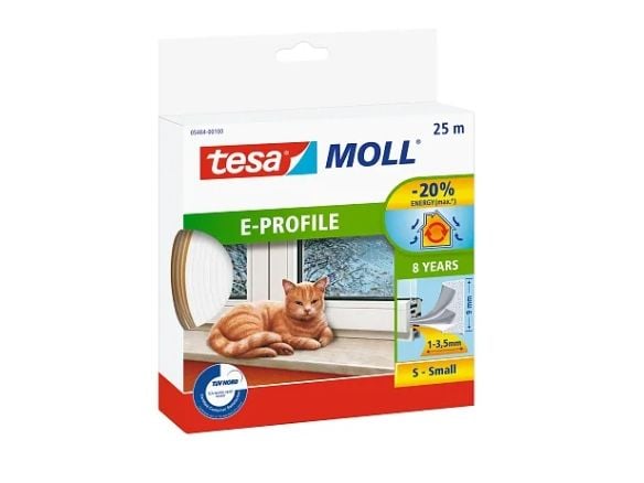 TESA E-Profile, Brun, Stoff, -20 - 60 °C, 25 m