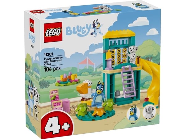 LEGO Bluey 11201 Moro på lekeplassen med Bluey og Chloe