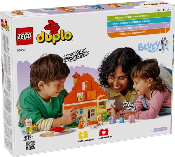 LEGO DUPLO Bluey 10459 Blueys hus med huskespill