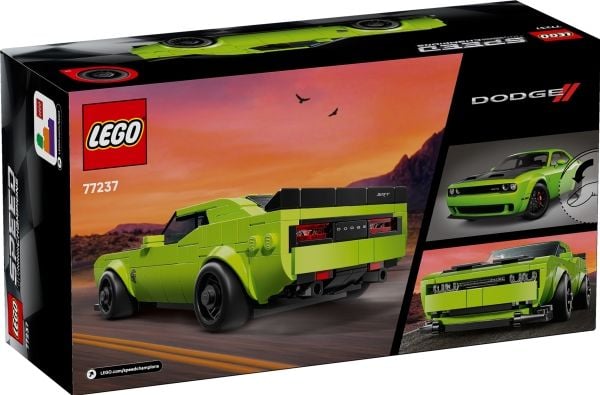 LEGO Speed Champions 77237 Dodge Challenger SRT Hellcat urheiluauto