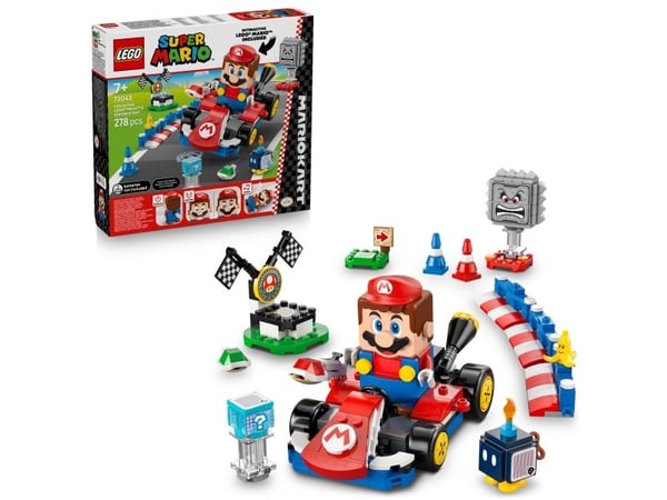 LEGO Super Mario 72043 Mario Kart™ – Interaktiv Mario™ & Standard Kart