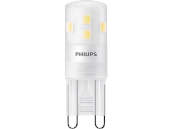Philips - LED-lyspære - form: kapsel - mattslipt finish - G9 - 1.9 W (ekvivalent 25 W) - klasse E - varmt hvitt lys - 2700 K (en pakke 3)