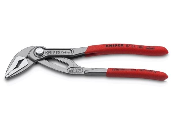 Knipex 87 51 180 vannpumpetang, nøkkelvidde (metrisk) 32 mm, 180 mm (87 51 180)