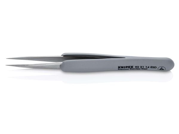 Knipex 92 21 14 ESD ESD Tarkkuuspinsetit Kärki 130 mm
