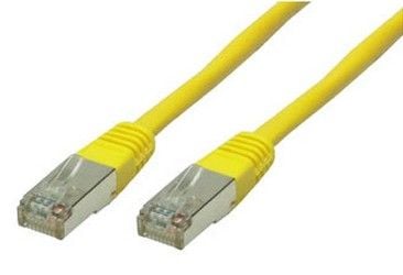 S/CONN maximum connectivity 75711-HY, 1 m, Cat6, S/FTP (S-STP), RJ-45, RJ-45, Gult
