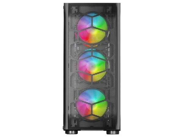 Mars Gaming MCKX, Tower, PC, Sort, ATX, EATX, Micro ATX, Mini-ITX, Spilling, Blå, Grønn, Rød