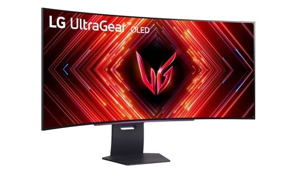 LG UltraGear 45GS95QX-B - OLED-skjerm - gaming - kurvet - 45" - 3440 x 1440 UWQHD @ 240 Hz - 1300 cd/m² - 1500000:1 - DisplayHDR 400 True Black - 0...