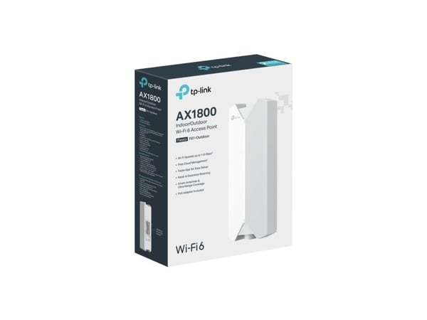 TP-Link Festa F61-Outdoor, 2,4 GHz, 5 GHz, 1800 Mbit/s, WPA2-Enterprise, WPA2-Personal, WPA-Enterprise, SNMPv2, SNMPv3, WPA-Personal, SSH, ..., 100...