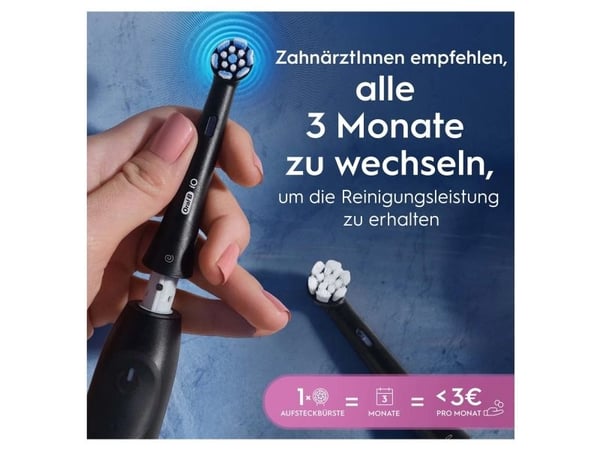 Oral-B iO -harjaspäät mustat, 4 kpl.