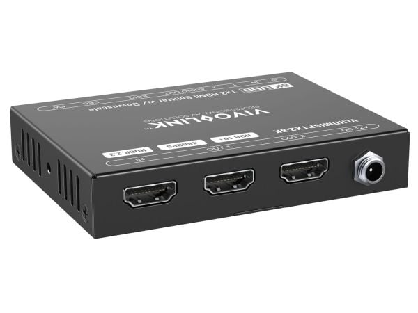 VivoLink - Video/audiosplitter - 8k60Hz - 2 x HDMI - skrivbordsmodell