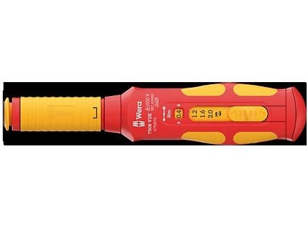 Wera 05075870001, Nm, mekanisk, 0,4 - 2 Nm, svart, grön