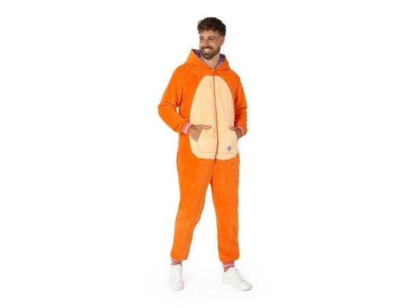 Orange kattdräkt