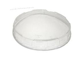 Låg t/plastbakke, Færch, Rund, Ø 330 højde 43 A-PET, transparent T/Pizza and Tapas tray, karton a 10