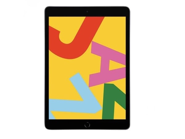 Renoverad Apple iPad 7 128GB WiFi (Space Gray) - skick: grad B