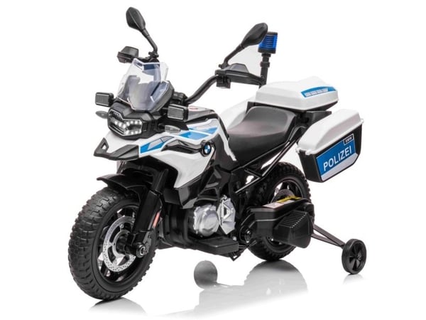 BMW F850 GS EL politimotorsykkel for barn 12V litium