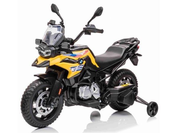 BMW F850 GS el-motorsykkel for barn 12V litium, gul